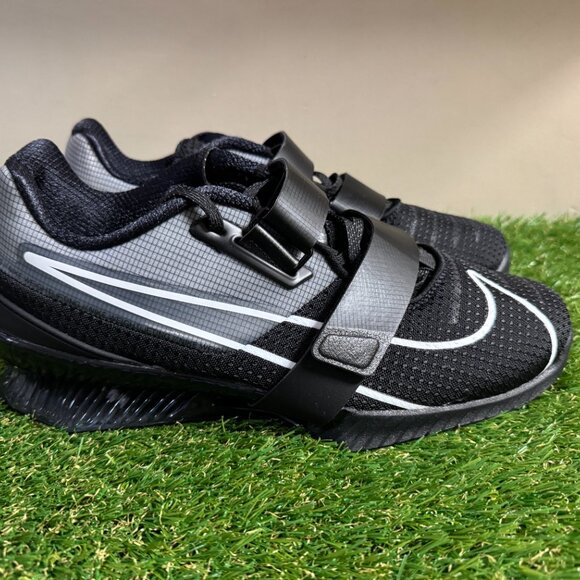 Nike Romaleos 4 Weightlifting Training Shoes Black White CD3463-010 Men NEW